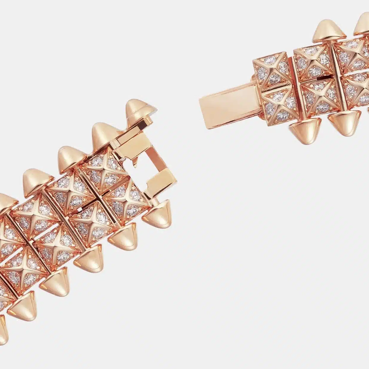 Collier Clash de Cartier en or rose, diamant — photographie du modèle, cote d’occasion GOLDMARKET