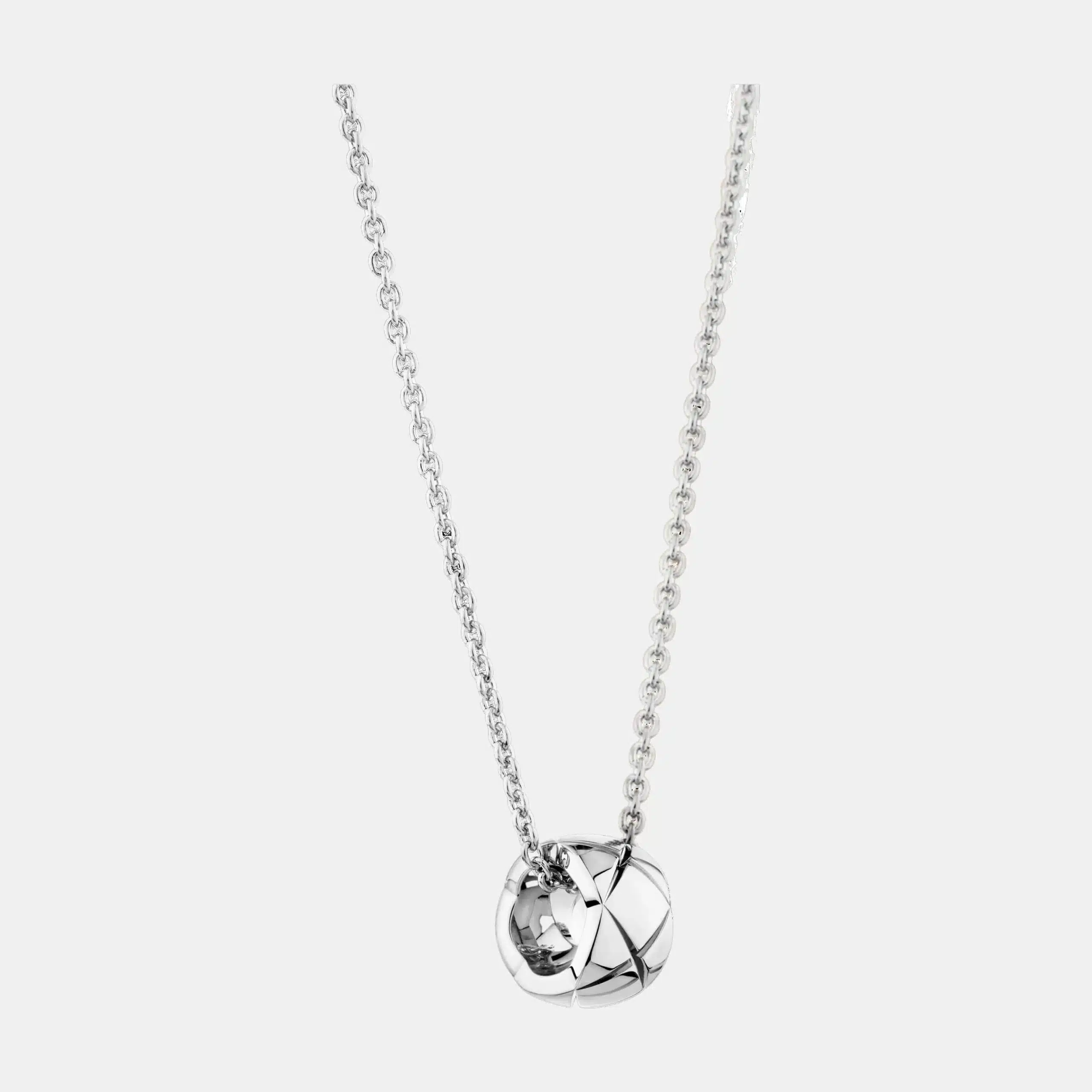 Collier Coco Crush Chanel en or blanc — photographie du modèle, cote d’occasion GOLDMARKET