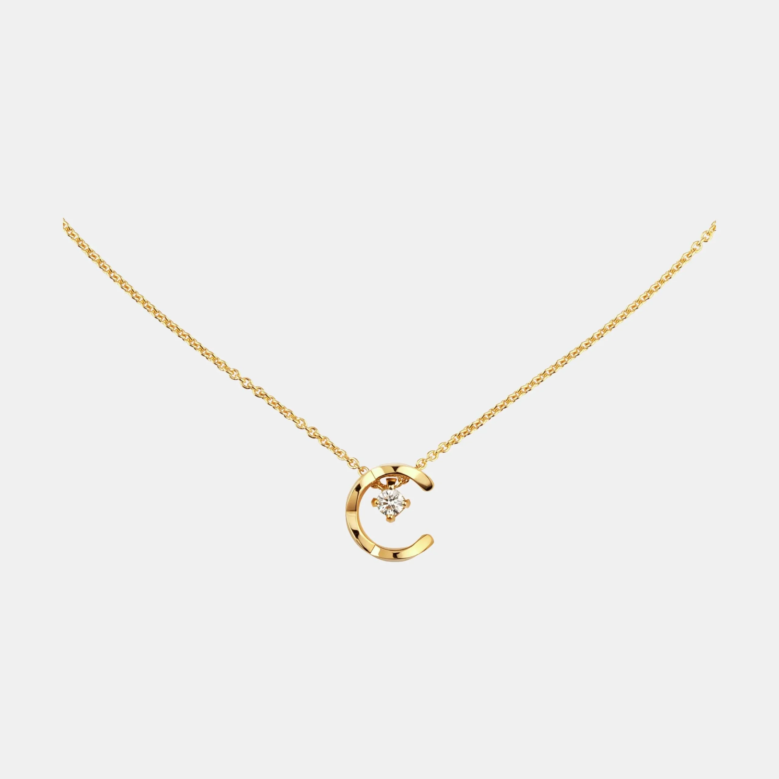 Collier Coco Crush Chanel en or jaune, diamant — photographie du modèle, cote d’occasion GOLDMARKET
