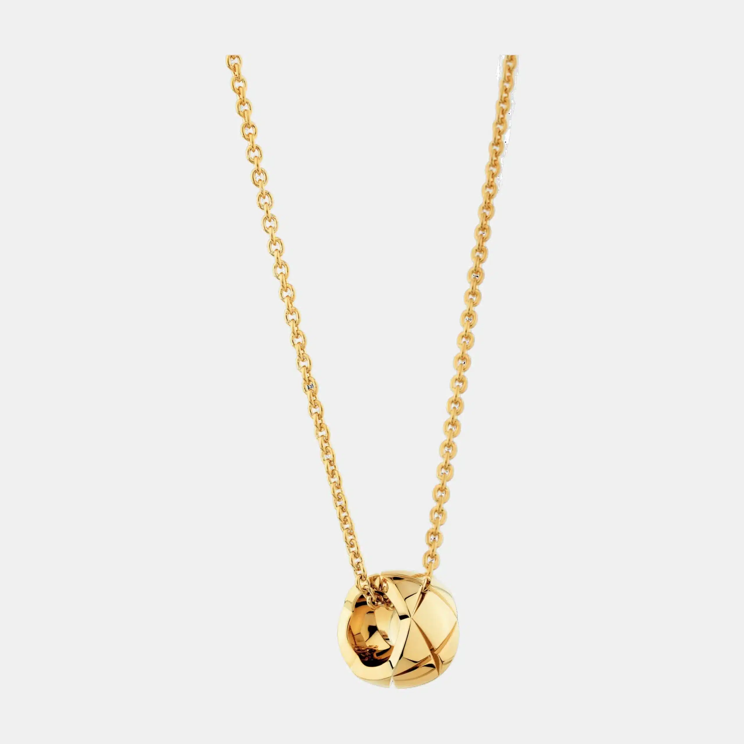 Collier Coco Crush Chanel en or jaune — photographie du modèle, cote d’occasion GOLDMARKET