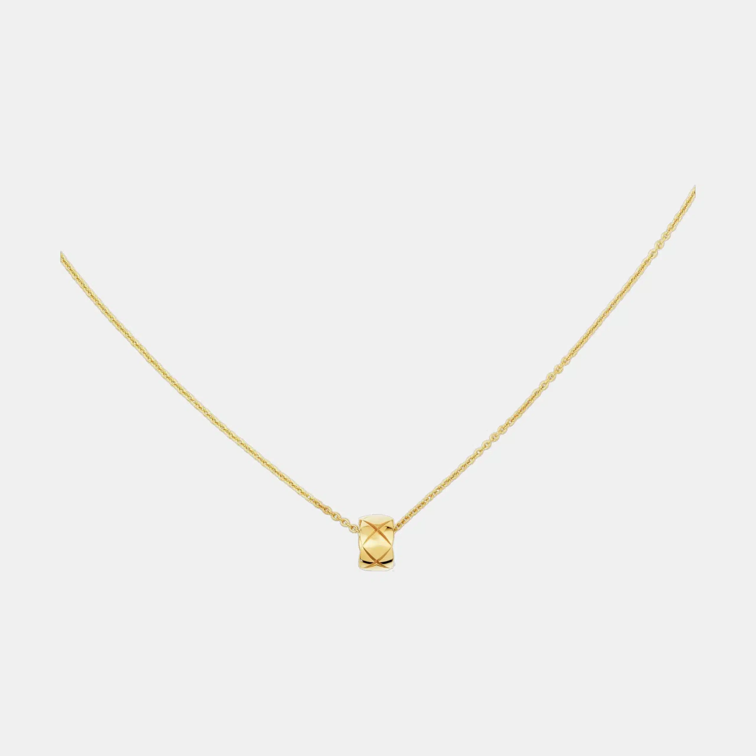 Collier Coco Crush Chanel en or — photographie du modèle, cote d’occasion GOLDMARKET