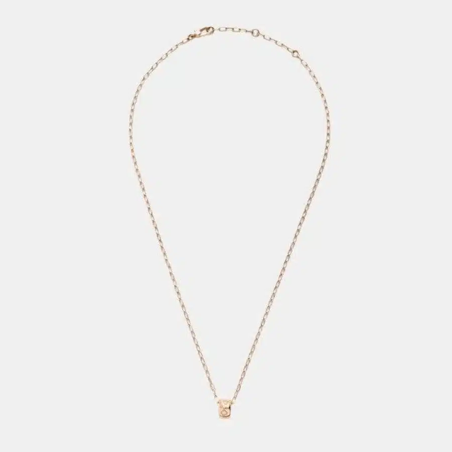 Collier Iconica Pomellato en or rose, diamant 0.1ct — photographie du modèle, cote d’occasion GOLDMARKET
