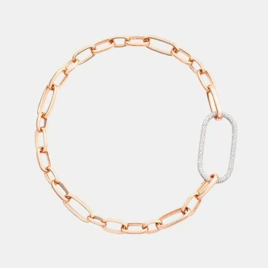 Collier Iconica Pomellato en or rose, diamant 4.2ct — photographie du modèle, cote d’occasion GOLDMARKET