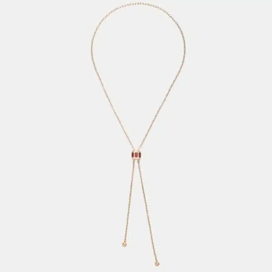 Collier Iconica Pomellato en or rose, grenat 2ct — photographie du modèle, cote d’occasion GOLDMARKET
