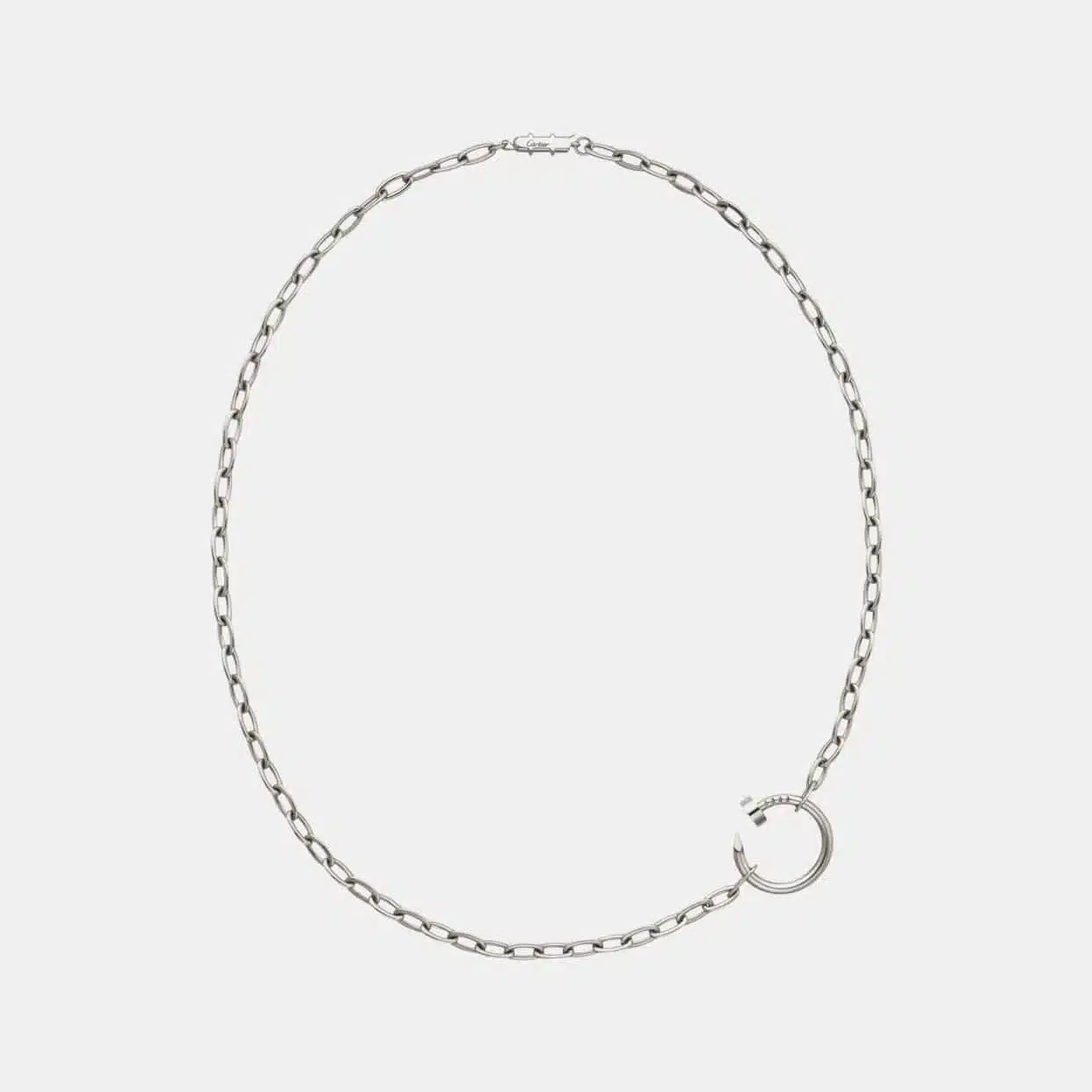 Collier Juste un Clou Cartier en or blanc — photographie du modèle, cote d’occasion GOLDMARKET
