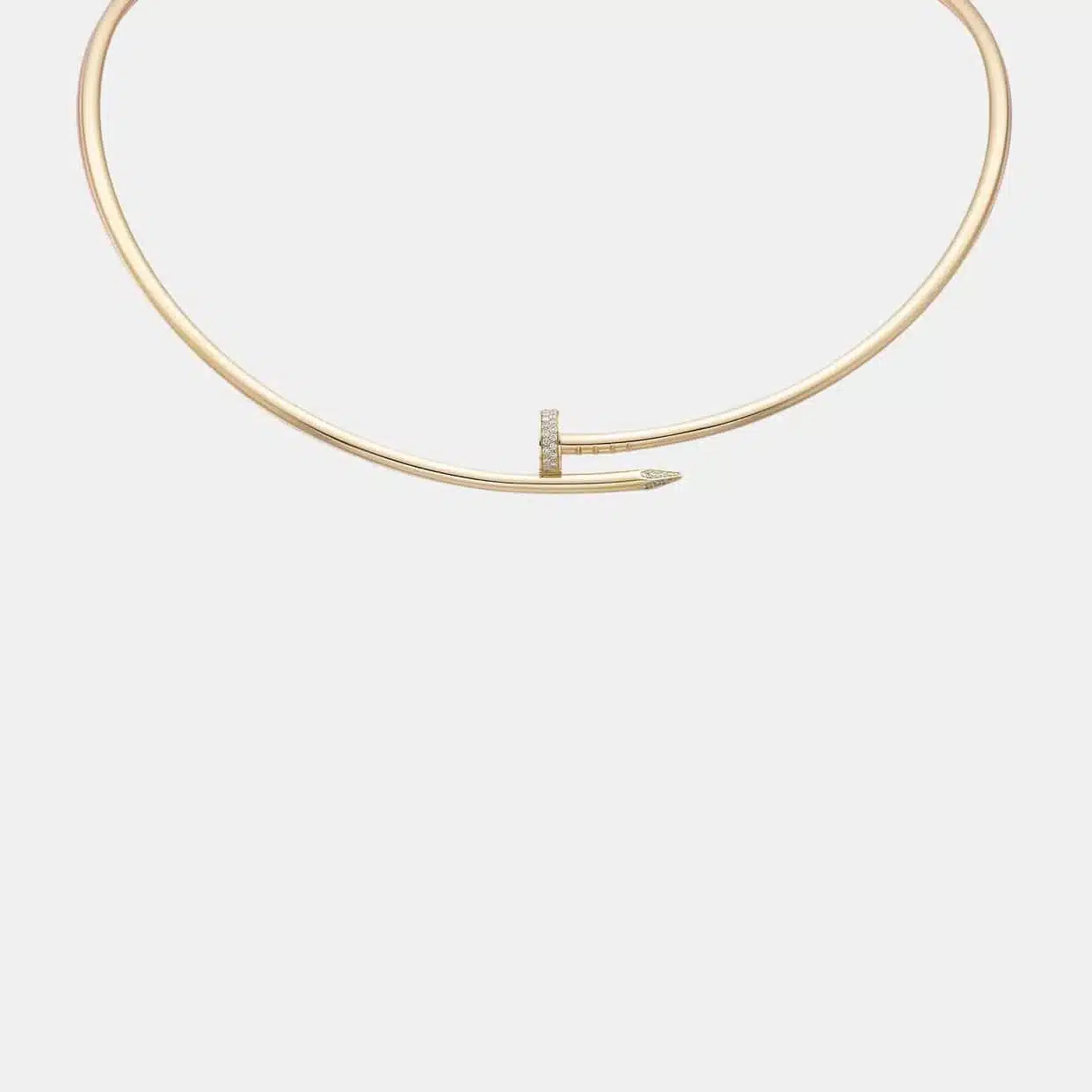 Collier Juste un Clou Cartier en or jaune, diamant — photographie du modèle, cote d’occasion GOLDMARKET
