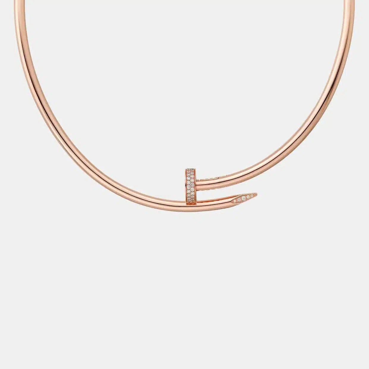 Collier Juste un Clou Cartier en or rose, diamant — photographie du modèle, cote d’occasion GOLDMARKET
