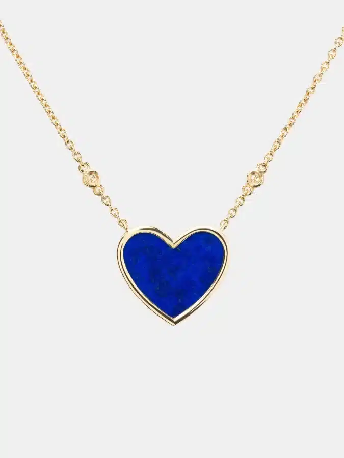 Collier L'Attrape-Coeur Poiray en or jaune, lapis lazuli — photographie du modèle, cote d’occasion GOLDMARKET