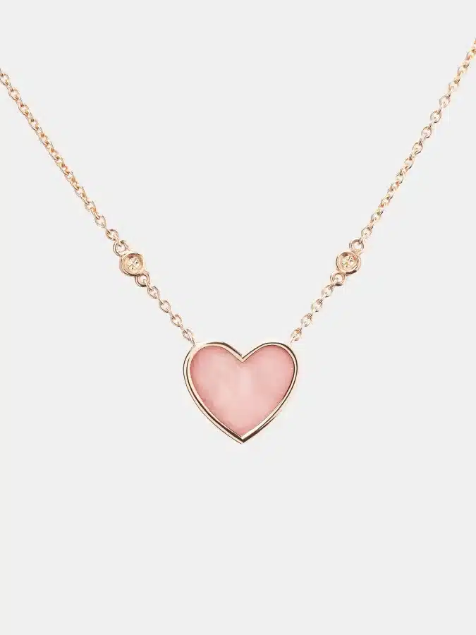 Collier L'Attrape-Coeur Poiray en or rose, opale — photographie du modèle, cote d’occasion GOLDMARKET