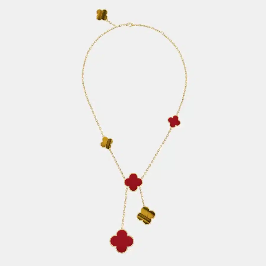 Collier Magic Alhambra Van Cleef & Arpels en or jaune, mixte — photographie du modèle, cote d’occasion GOLDMARKET
