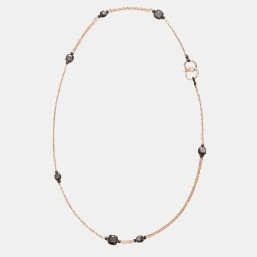 Collier Nudo Pomellato en or, obsidiennes 60.5ct — photographie du modèle, cote d’occasion GOLDMARKET