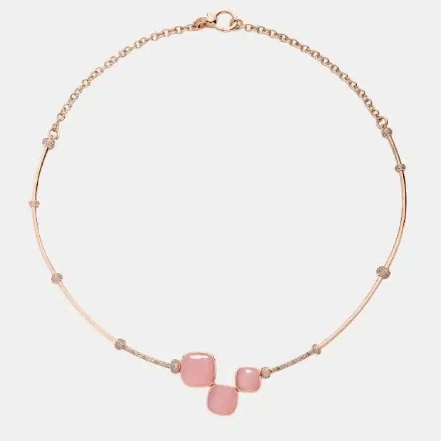 Collier Nudo Pomellato en or rose, gemme 31.2ct — photographie du modèle, cote d’occasion GOLDMARKET