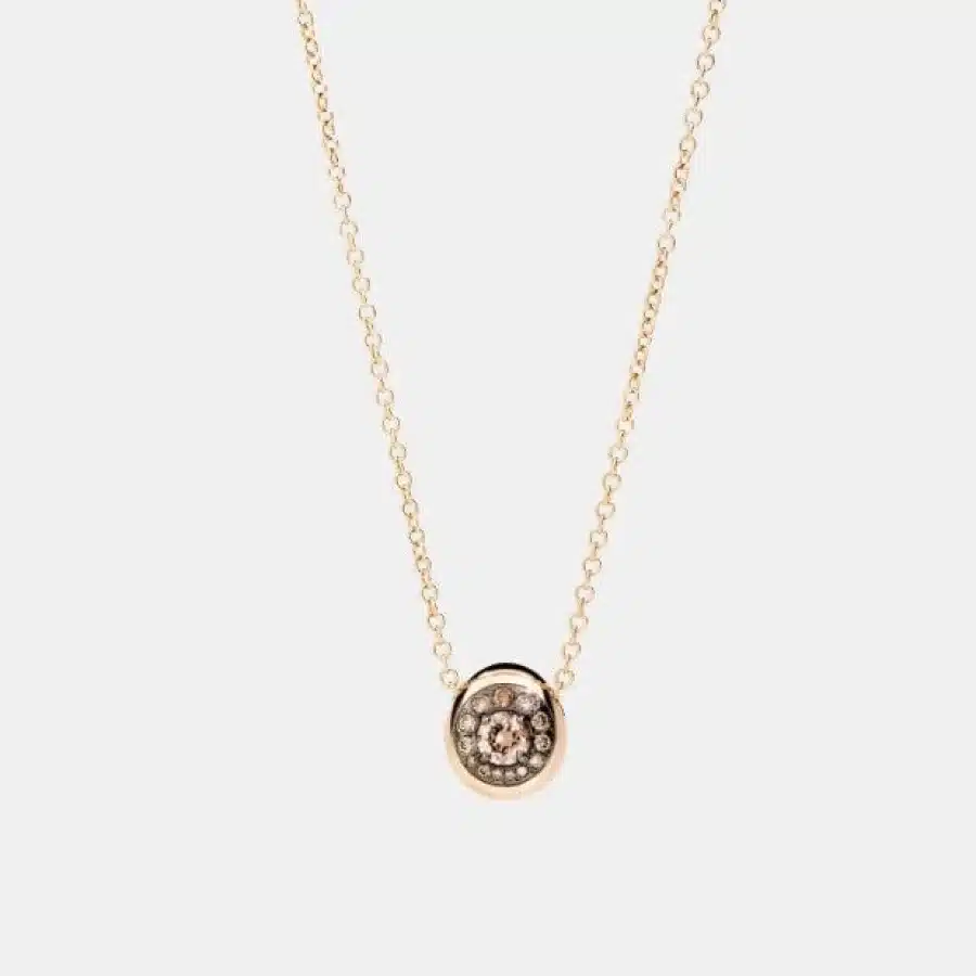 Collier Nuvola Pomellato en or rose — photographie du modèle, cote d’occasion GOLDMARKET