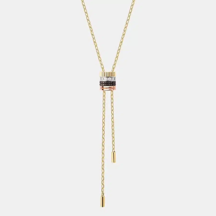 Collier Quatre Boucheron en or, diamant 0.27ct — photographie du modèle, cote d’occasion GOLDMARKET