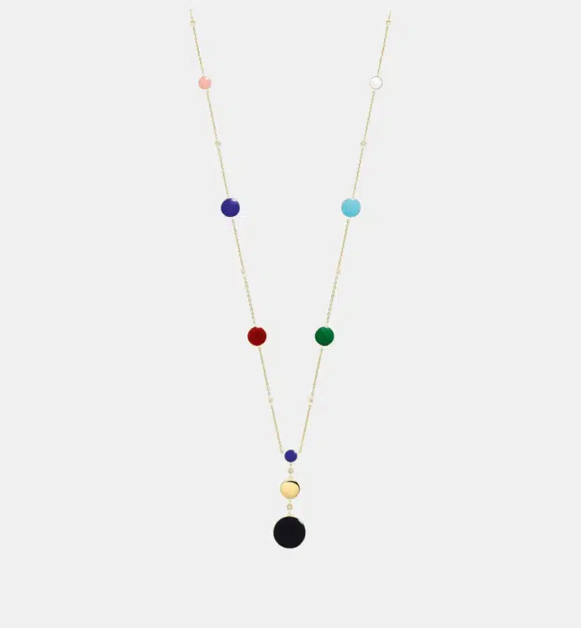 Collier Rose des Vents Dior en or jaune, diamant 1.22 ct — photographie du modèle, cote d’occasion GOLDMARKET