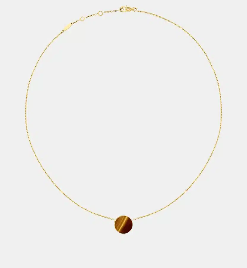 Collier Rose des Vents Dior en or jaune, diamant — photographie du modèle, cote d’occasion GOLDMARKET