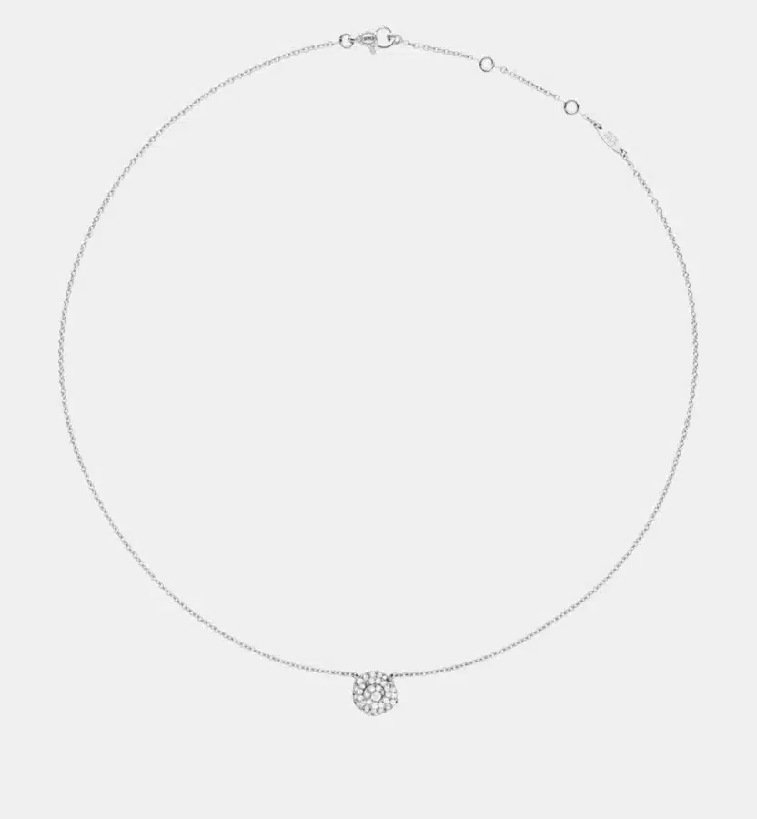 Collier Rose Dior Couture Dior en or rose, diamant 0.25 ct — photographie du modèle, cote d’occasion GOLDMARKET