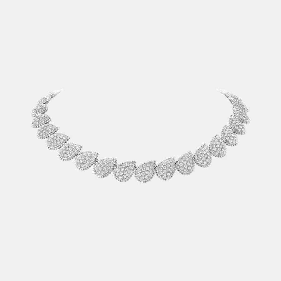 Collier Serpent Bohème Boucheron en or blanc, diamant 19.51ct, 31 m motifs — photographie du modèle, cote d’occasion GOLDMARKET