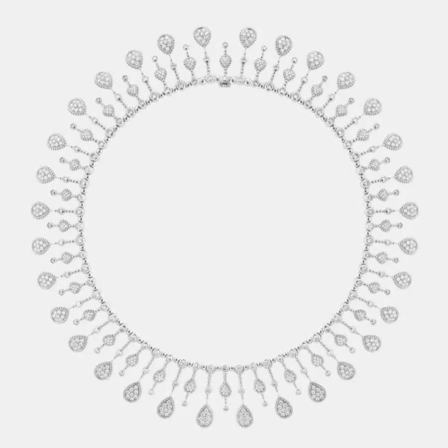 Collier Serpent Bohème Boucheron en or blanc, solarité, multi-motifs, , diamant 11.7ct — photographie du modèle, cote d’occasion GOLDMARKET