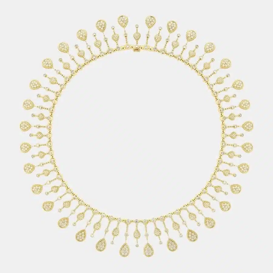 Collier Serpent Bohème Boucheron en or jaune, diamant 11.7ct, multi-motifs — photographie du modèle, cote d’occasion GOLDMARKET