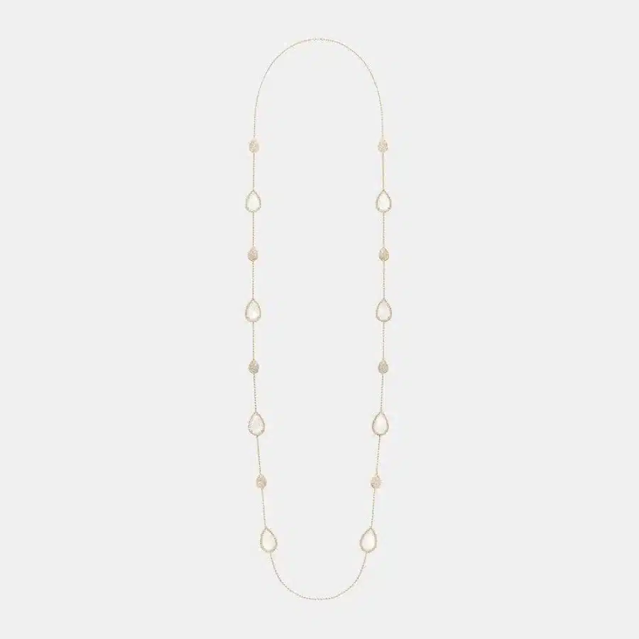Collier Serpent Bohème Boucheron en or jaune, long, 16 motifs, , perle 54.89ct — photographie du modèle, cote d’occasion GOLDMARKET