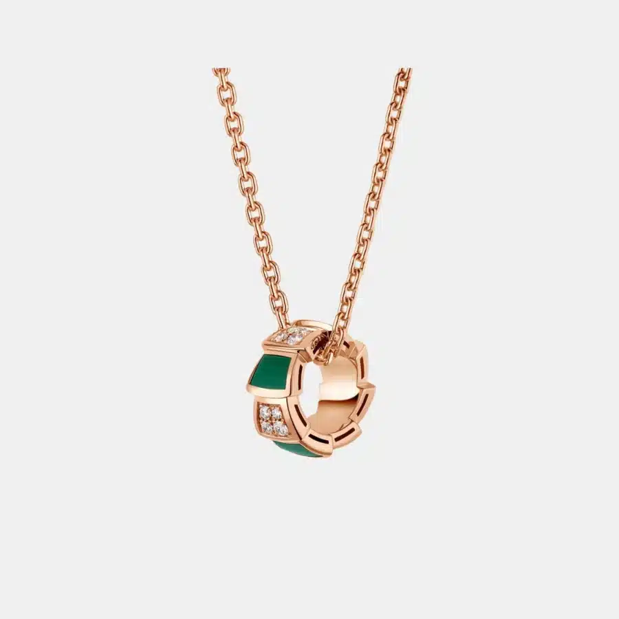 Collier Serpenti Viper Bulgari en or rose, mixte — photographie du modèle, cote d’occasion GOLDMARKET