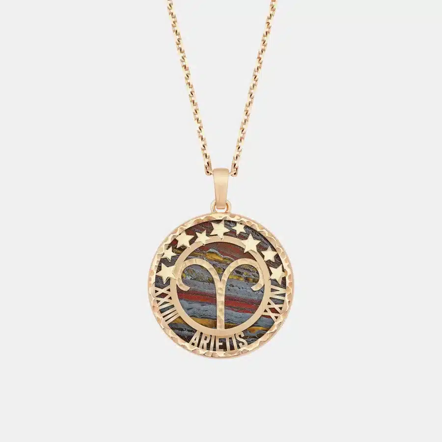 Collier Zodiaque Van Cleef & Arpels en or rose, iron eye
