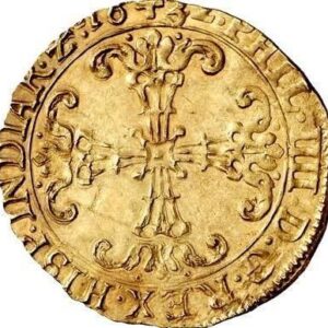 Avers Couronne d'or - Philippe IV - - Comté de Bourgogne
 (France - États) — pièce en or