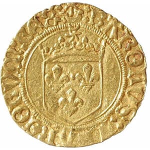 Avers ½ écu d'or au soleil - Charles VIII - 1483-1494 - France — pièce en or