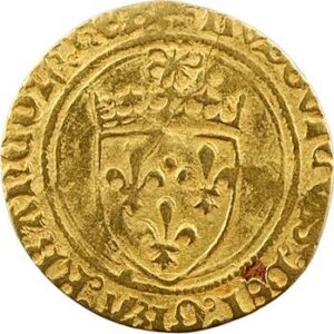 Avers ½ écu d'or au soleil - Louis XI - 1475 - France — pièce en or