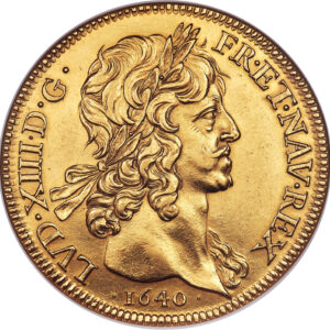 Dix louis d'or au col nu - Louis XIII Essai - 1640 - France