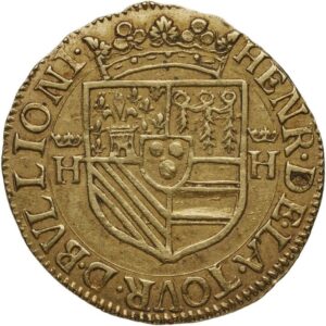 Avers Double florin d'or - Henri de la Tour d'Auvergne - - Principauté de Sedan
 (France - États) — pièce en or
