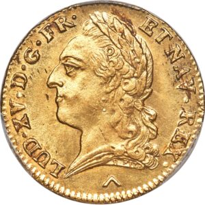 Avers Double louis d'or à la vieille tête - Louis XV - - France — pièce en or