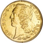 Double louis d'or au bandeau - Louis XV - - France