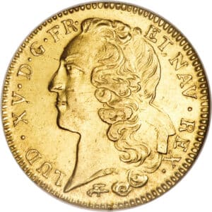 Avers Double louis d'or au bandeau - Louis XV - - France — pièce en or