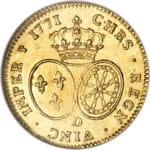 Double louis d'or au bandeau - Louis XV - - France
