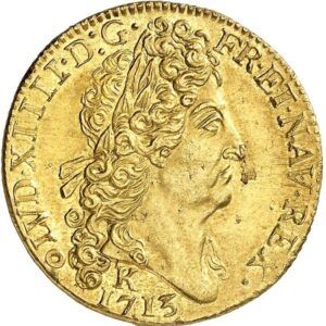 Avers Double louis d'or au soleil - Louis XIV - - France — pièce en or