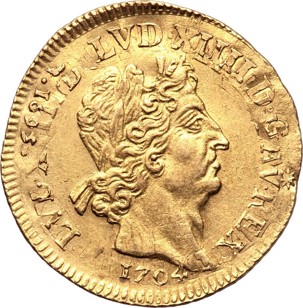Avers Double louis d'or aux insignes - Louis XIV - - France — pièce en or