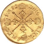 Double louis d'or aux insignes - Louis XIV - - France