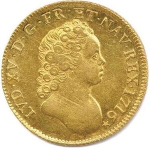 Avers Double louis d'or aux insignes - Louis XV 2e type - - France — pièce en or