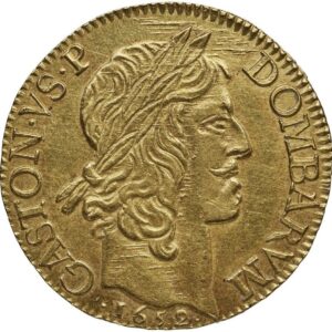 Avers Double louis d'or - Gaston émission posthume - 1652 - Principauté de Dombes
 (France - États) — pièce en or