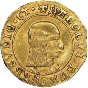 Avers Ducat - Charles Ier écu heaumé - 1482-1490 - Savoie (France)
 (France - États) — pièce en or