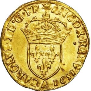 Avers Écu au soleil - Charles X - 1590-1594 - France — pièce en or