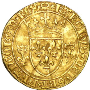 Avers Écu d'or au briquet - Charles VII - 1437-1438 - France — pièce en or
