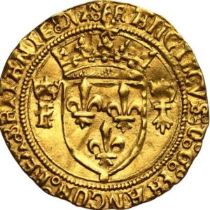 Avers Écu d'or au soleil de Bretagne - François Ier 2e type - 1515-1540 - France — pièce en or