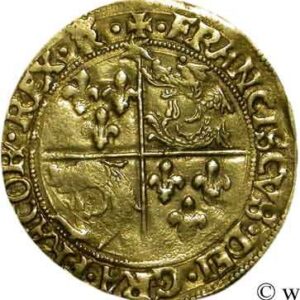 Avers Écu d'or au soleil du Dauphiné - François Ier 1er type - 1515-1528 - France — pièce en or