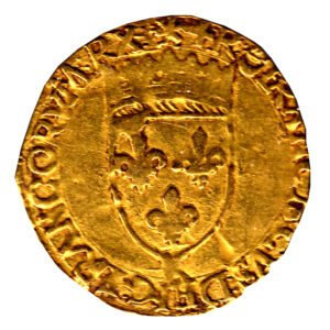 Avers Écu d'or au soleil - François Ier 11e type - 1540-1547 - France — pièce en or