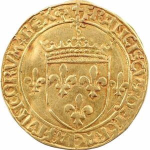 Avers Écu d'or au soleil - François Ier 4e type - 1519 - France — pièce en or