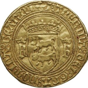 Avers Ecu d'or - Catherine de Navarre - 1483-1484 - Seigneurie du Béarn
 (France - États) — pièce en or