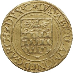 Avers Écu d'or - Louis de Berlaymont - 1578 - Évêché de Cambrai
 (France - États) — pièce en or